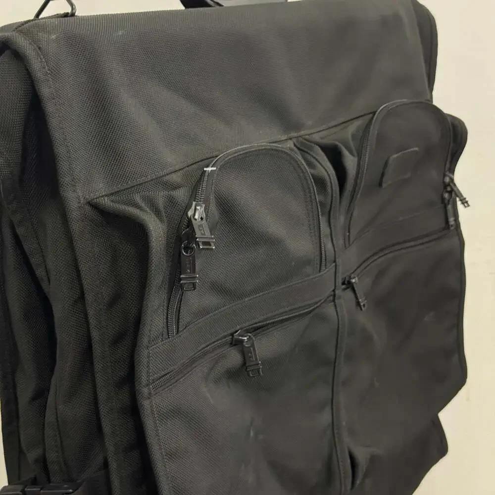 Tumi Alpha Black Ballistic Nylon Bi-Fold Garment Bag